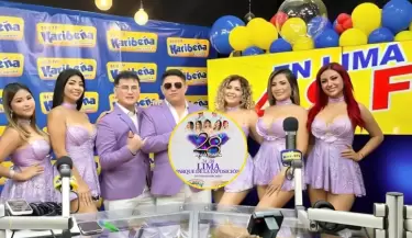 Papilln anuncia su 28 aniversario en el Parque de la Exposicin de Lima.