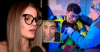 dgar Vivar vivi momento incmodo en entrevista con Macla Yamada.