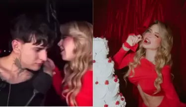 Flavia Laos desprecia el pisco peruano en su cumpleaos?