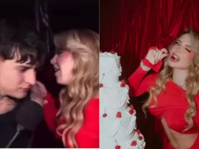 Flavia Laos desprecia el pisco peruano en su cumpleaos?