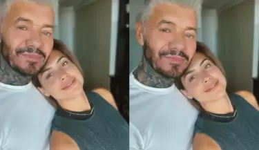 Marcelo Tinelli luce su amor por Milett Figueroa