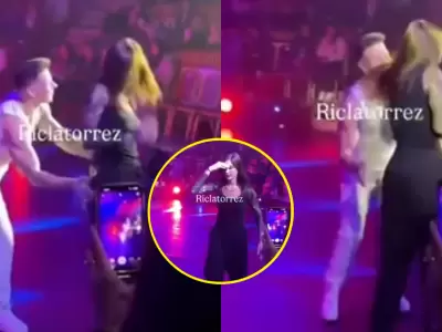 Korina Rivadeneira vive incmodo momento en circo