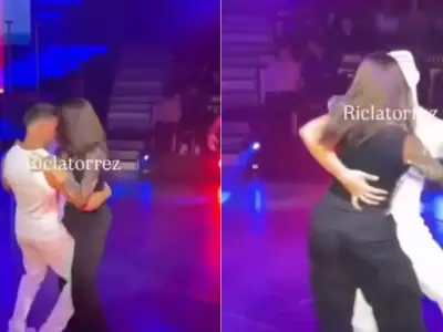 Korina Rivadeneira vive incmodo momento en circo