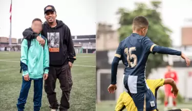 Jefferson Farfn orgulloso de su hijo