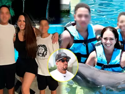 Melissa Klug niega que Jefferson Farfn haya pagado el viaje con hijos.