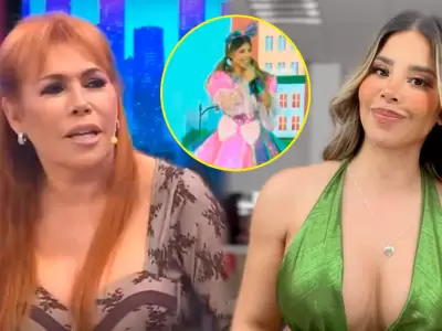 Magaly Medina arremete contra Gabriela Serpa en pleno programa.