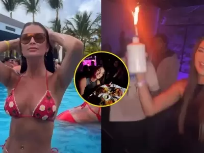 Laura Spoya celebr sus 34 aos con especial fiesta y un viaje.