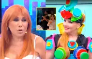 Magaly encar a Johanna San Miguel por video con Stefano Salvini en su cocina: "Vino a devolverte el tper?"