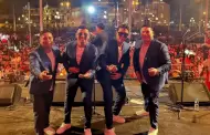 Cumbia por Fiestas Patrias! Los 5 de Oro brindaron concierto en la Plaza Mayor de Lima