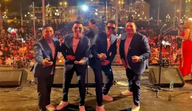 Los 5 de Oro brindaron concierto en la Plaza Mayor de Lima por Fiestas Patrias