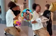 Hija de Samahara Lobatn se reencuentra con su pap tras ms de un ao sin verse: "Amor de mi vida"