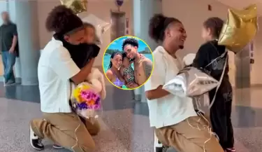 Youna abraza de nuevo a su hija Xianna en Estados Unidos.