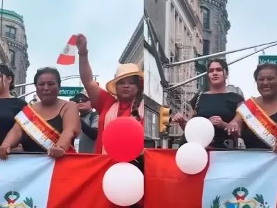 Doa Peta estuvo invitada a desfile en New Jersey.