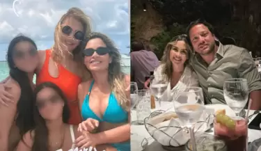 Ethel Pozo y Gisela Valcrcel tienen viaje familiar