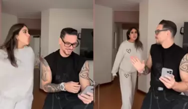 Melissa Paredes le grita a Anthony Aranda
