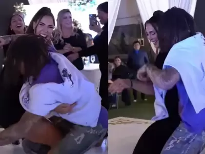 Ana Paula y Paolo Guerrero derrocharon complicidad al bailar al ritmo de la salsa.