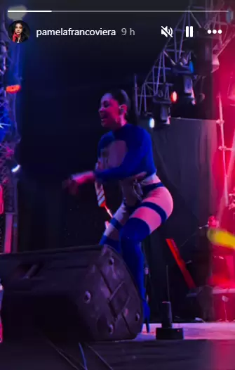 Pamela Franco enfocada en su carrera