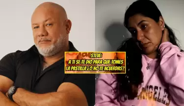 Exponen audio de Steve Palao con la madre de su ltima hija.