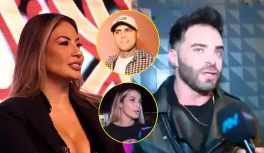 Macarena Gastaldo acusa a Pamela Lpez de besar a Renzo Spraggon estando con Paul Michael.