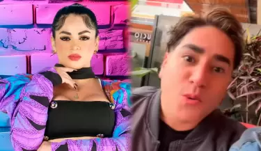 Leslie Moscoso arremete contra Luisito Snchez.