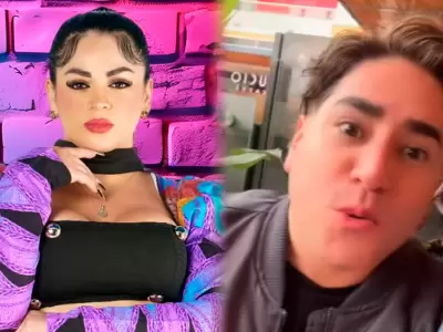 Leslie Moscoso arremete contra Luisito Snchez.