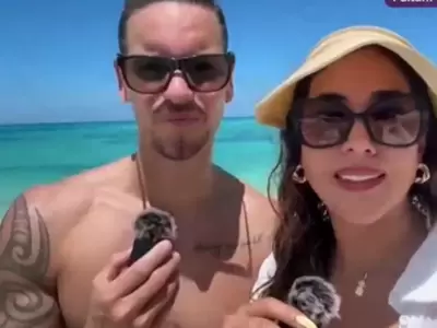 Melissa Paredes y Anthony Aranda de vacaciones en Cancn