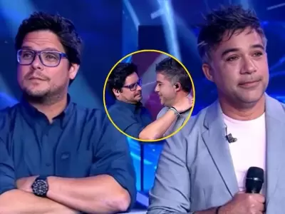 Gian Piero Daz regres a 'Esto Es Guerra' y se reencontr con Renzo Schuller.