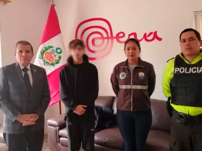 Nio desaparecido en Surco fue hallado en Ecuador y ya est en Per.