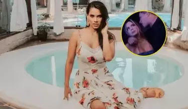 Andrea San Martn fue captada en actitudes cercanas con su 'mejor amigo'.