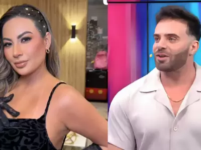 Pamela Lpez niega beso con Renzo Spraggon.