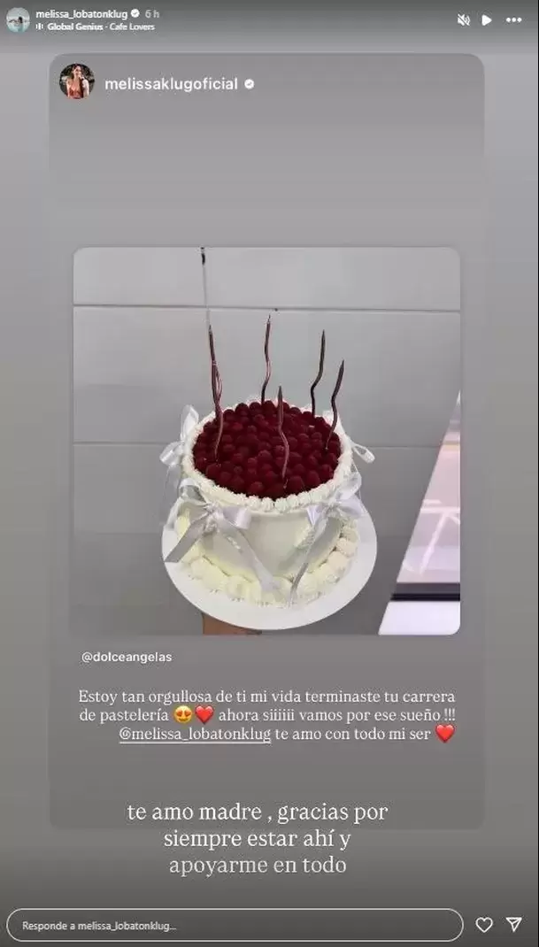 Historia de Melissa Lobatn. (Instagram)