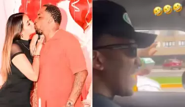 Jefferson Farfn tiene divertido momento mientras conduca