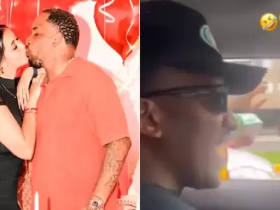 Jefferson Farfn tiene divertido momento mientras conduca