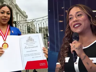 Dayanita sobre su condecoracin en el Congreso.