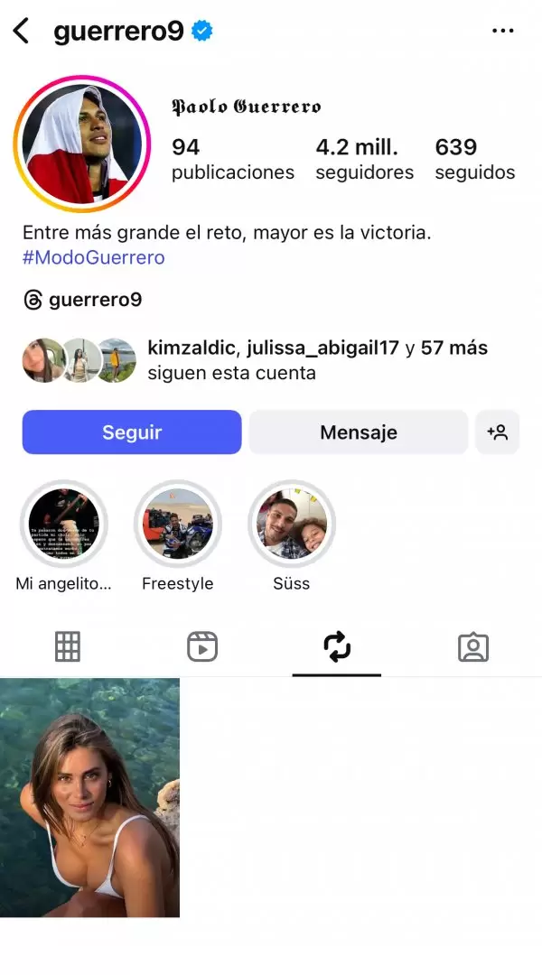 Paolo Guerrero y Angelia Lilienne