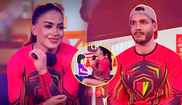 Mario Irivarren asustado tras nuseas de Onelia Molina durante un juego