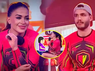 Mario Irivarren asustado tras nuseas de Onelia Molina durante un juego