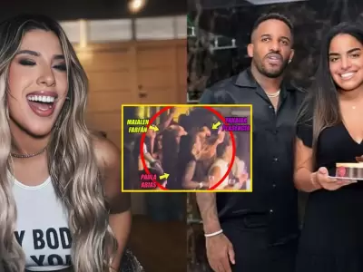 Yahaira Plasencia fue captada con la hija de Jefferson Farfn.