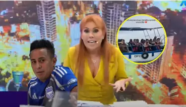 Magaly critica a Christian Cueva por vacaciones chihun de sus hijos