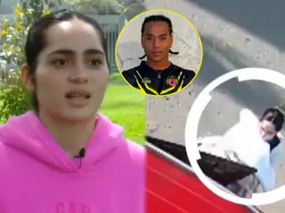 Ex de 'Chevy' relata duro episodio con su hija en brazos.