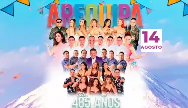 Arequipa celebra su 485 aniversario con Papilln, Armona 10 de Walther Lozada, Son del Duke