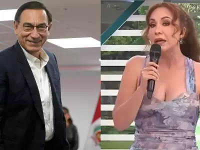 Janet Barboza reaccion en vivo a la prisin preventiva de Martn Vizcarra.