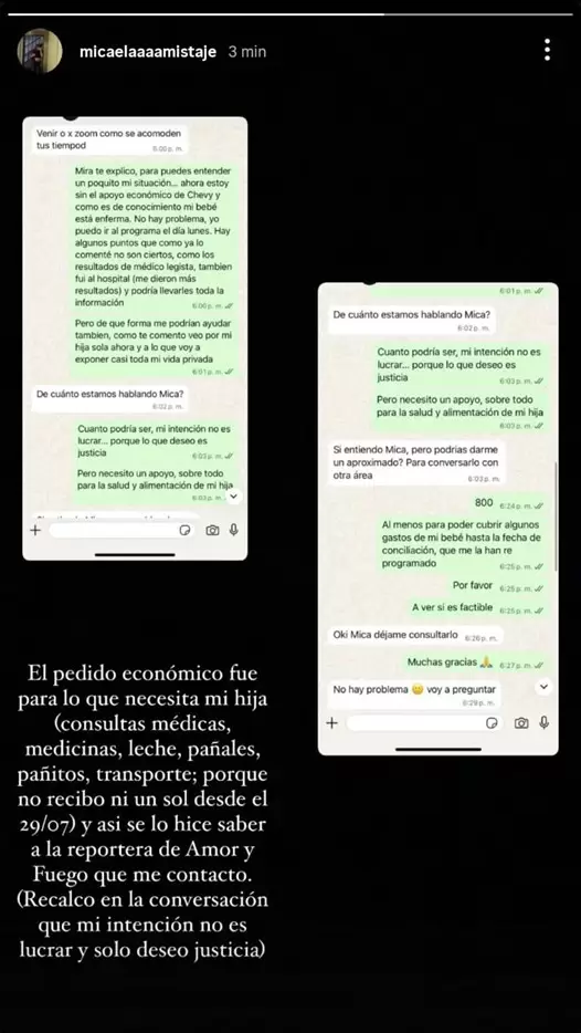Ex de Chevy explica por qu pidi dinero a "Amor y Fuego". (Instagram)