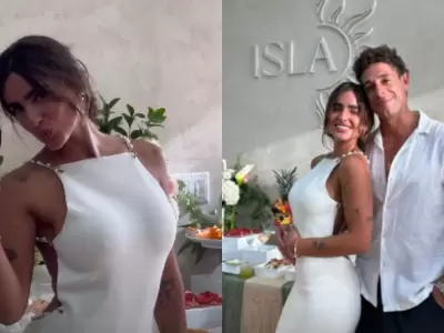 Hugo Garca en la inauguracin del spa de Isabella Ladera
