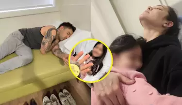 Karen Schwarz y Ezio Oliva cuentan que su hija se enferm