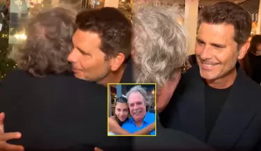 Christian Meier se encuentra con el pap de Alondra Garca Mir.