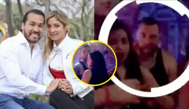 lvaro Paz de la Barra fue captado en discoteca sin Sofa Franco