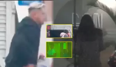 'Loco' Vargas fue grabado entrando a una reunin en Miraflores al igual que sus amigos y chicas.