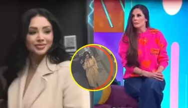 Pamela Franco no entr a entrevista, pese a que ya estaba en el lugar