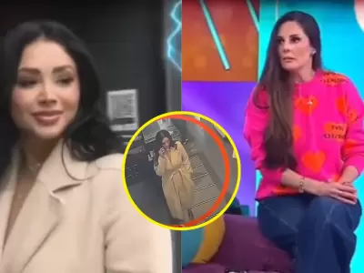 Pamela Franco no entr a entrevista, pese a que ya estaba en el lugar